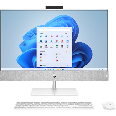 HP Pavilion 27-ca1001nk 27" Écran tactile 8 Go 1256 Go HDD+SSD NVIDIA® GeForce® GTX 1650 Windows 11 Home Blanc