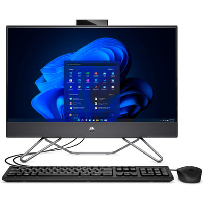 حاسوب كلي في واحد HP Pro 240 G9 Intel® Core™ i3 i3-1215U 60.5 سم (23.8") 1920 x 1080 بكسل 8 Go DDR4-SDRAM 256 Go SSD DOS مجاني أسود