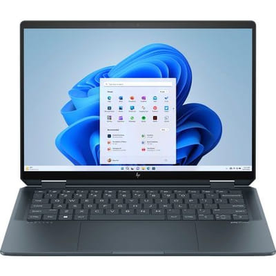 HP Spectre x360 14-eu0002nk Intel Core Ultra 7 155H Hybride (2-en-1) 35,6 cm (14") Écran tactile 3K 32 Go LPDDR5x-SDRAM 2 To SSD Wi-Fi 6E (802.11ax) Windows 11 Home AI PC Bleu