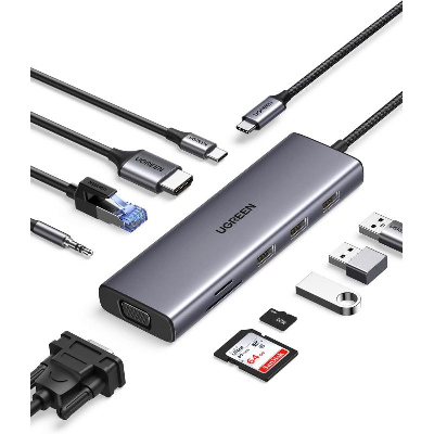 HUB USB-C Ugreen 10 en 1 (15601)