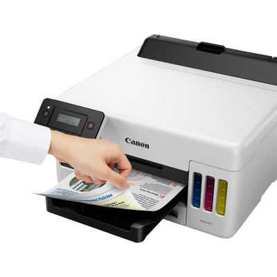 طابعة متعددة الوظائف Canon MAXIFY GX5040 مع خزانات قابلة لإعادة التعبئة (5550C009AA)
