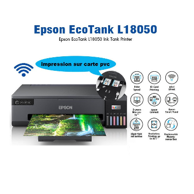Imprimante photo A3+ Epson EcoTank L18050 à rèservoirs d'encre (C11CK38403DA)