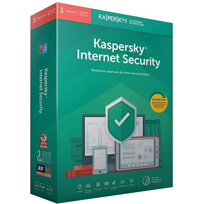 Kaspersky Internet Security 2020 - 1 an / 3 postes