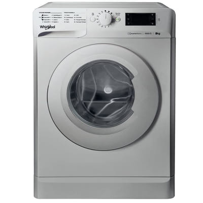 Lave Linge Whirlpool Hublot, 6 kg, 1000 Tours/min, 6ème sens, Silver, WMTA 6101 S NA