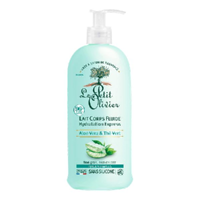 Le petit olivier – Lait corps fluide aloe vera et the vert Le petit olivier – Lait corps fluide aloe vera et the vert