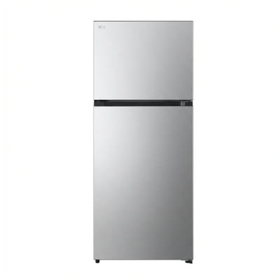 LG Refrigerator 2 Doors No Frost 424 L - Inverter Compressor - LED Lighting - Silver - GR-B522MQBM