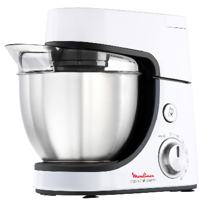 Moulinex Masterchef Gourmet robot de cuisine 900 W 4,6 L Blanc, Gris