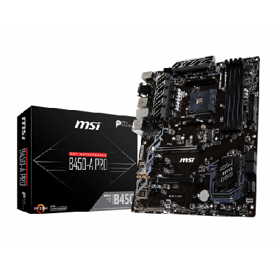 MSI B450-A PRO carte mère AMD B450 Emplacement AM4 ATX
