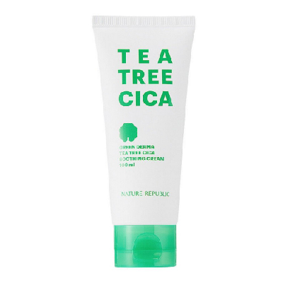 NATURE REPUBLIC - GREEN DERMA TEA TREE CICA SOOTHING CREAM