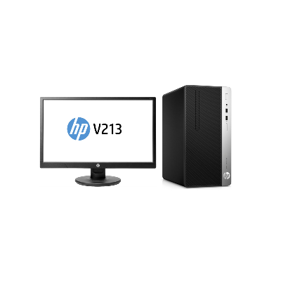 Ordinateur de bureau HP 400 G4 MT avec écran 20,7 pouces (1QM46EA)