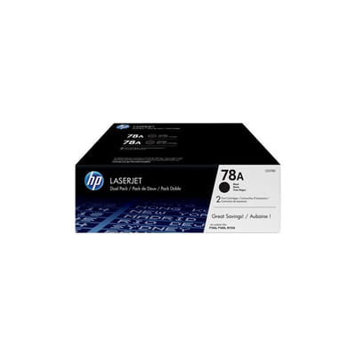 عبوة من 02 تونر ليزر أصلي HP 78A / CE278AF - أسود