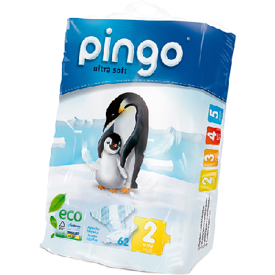 Pingo PI_0202 couche jetable Garçon/Fille 2 62 pièce(s) Pingo PI_0202 couche jetable Garçon/Fille 2 62 pièce(s)