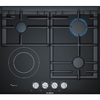 Plaque de gaz mixte BOSCH PRY6A6B70 60 cm de largeur