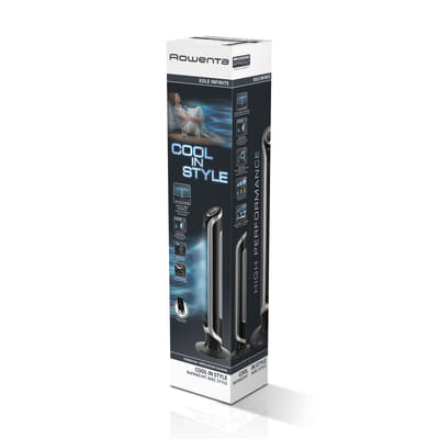 Rowenta Eole VU6670 Noir, Argent