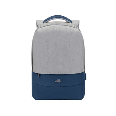 RIVACASE Backpack for Laptop 15.6" - Grey & Blue (7562)