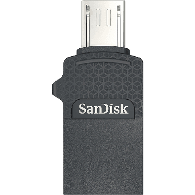 SanDisk Dual Drive 64GB lecteur USB flash 64 Go USB Type-A / Micro-USB 2.0 Noir