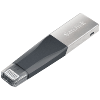 SanDisk IXpand Mini lecteur USB flash 16 Go USB Type-A / Lightning 3.2 Gen 1 (3.1 Gen 1) Gris, Argent SanDisk IXpand Mini lecteur USB flash 16 Go USB Type-A / Lightning 3.2 Gen 1 (3.1 Gen 1) Gris, Argent