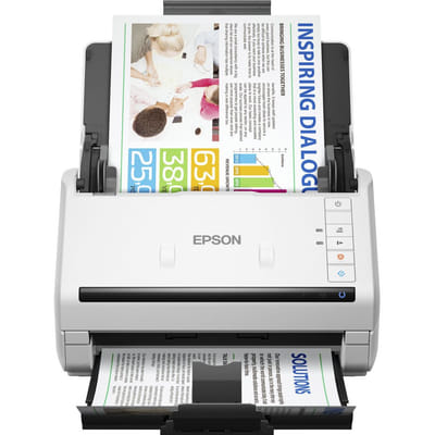 EPSON WorkForce DS-530 A4 Color Sheet-fed Scanner - White (B11B261401BA)