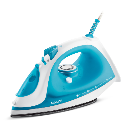 Sencor SSI 5421TQ fer à repasser Fer à vapeur Semelle en céramique 2200 W Bleu, Blanc Sencor SSI 5421TQ fer à repasser Fer à vapeur Semelle en céramique 2200 W Bleu, Blanc