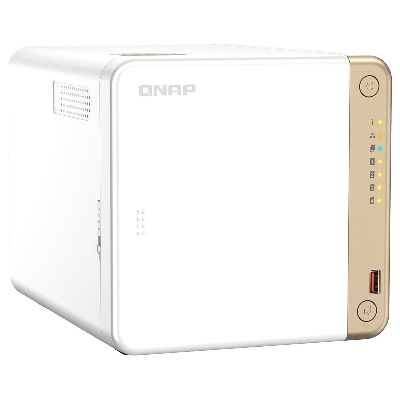 Serveur NAS QNAP QNAP TS-462-2G - 4 BAIES 2 GO RAM DUALCORE INTEL CELERON N4505 (sans disques)