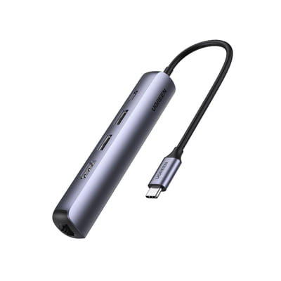 Ugreen 10919 Docking Station Wired USB 3.2 Gen 1 (3.1 Gen 1) Type-C Gray