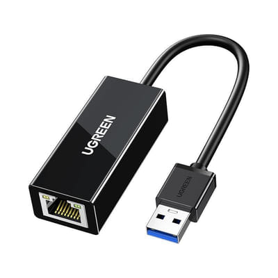 محول Ugreen USB 3.0 إلى RJ45 أسود (20256)