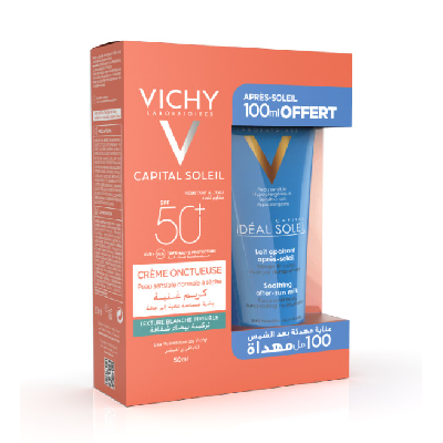 Vichy Capital Soleil Creme Oncteuse 50ml+ Apres Soleil 100ml Pack Vichy Capital Soleil Creme Oncteuse 50ml+ Apres Soleil 100ml Pack